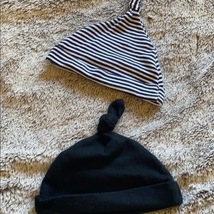 Baby boy knotted beanie